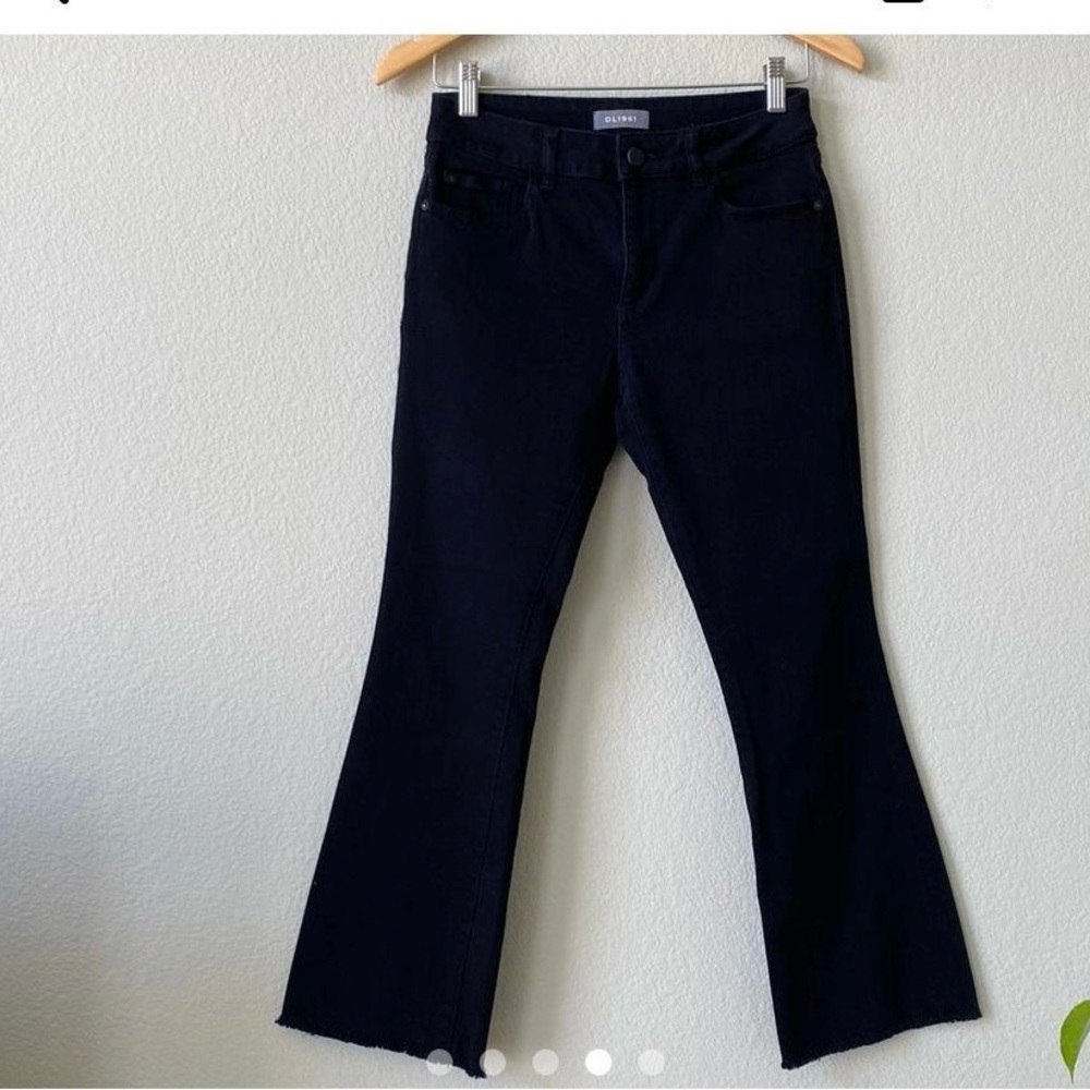 🔥Final Sale $7🔥 DL1961 Women's Lara md rise instasculp cropped boot Jeans - Picture 2 of 8